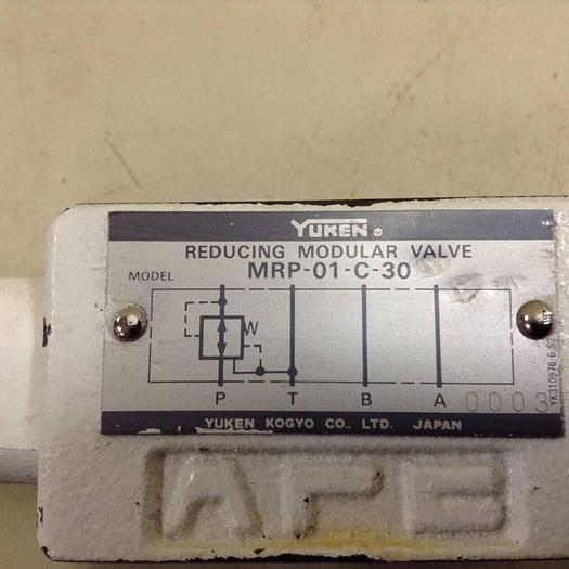 Used YUKEN Reducing Modular Valve MRP-01-C-30 #72662