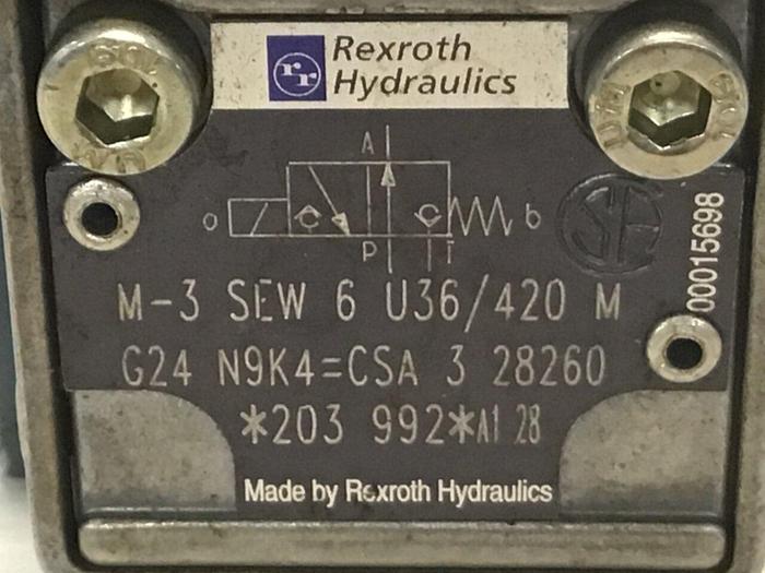 Used REXROTH Valve M3SEW6U36/420MG24N9K4 #137506