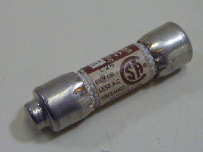 Used LIMITRON 25 Amp Fuse KTK-R-25 #62409