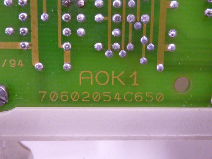 Used AEG Slot Card 70602054C600 #53410