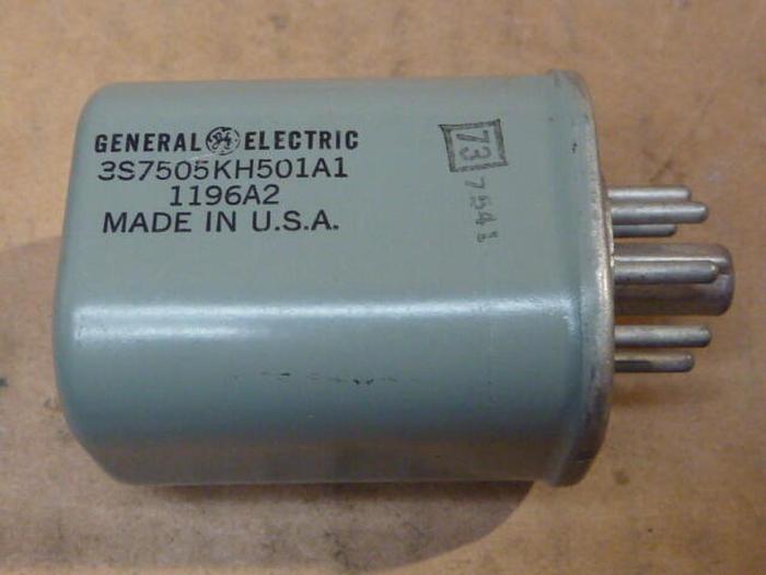 Used GENERAL ELECTRIC (G.E.) Relay 3S7505KH501A1 #32522