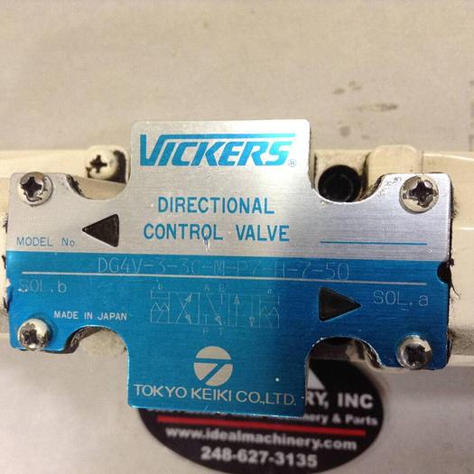 Used VICKERS Directional Control Valve DG4V33CMP7H750 #74185