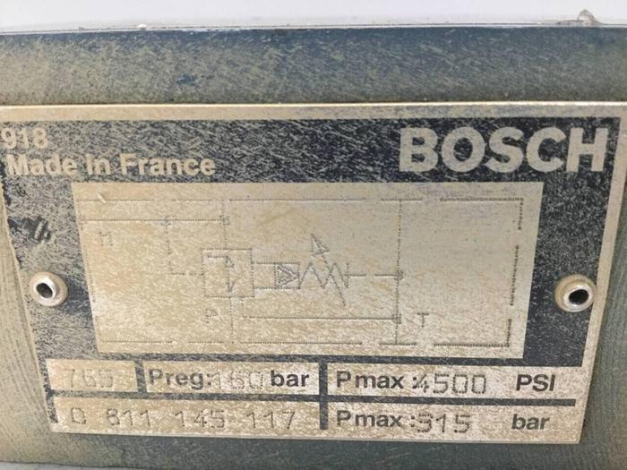 Used BOSCH Pressure Relief Valve 0 811 145 117 Used