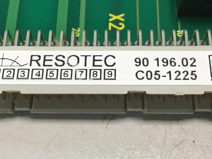 Used RESOTEC Circuit Board 90196.02 Used
