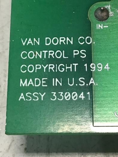 Used VAN DORN Circuit Board 330041 PC330-041 Used