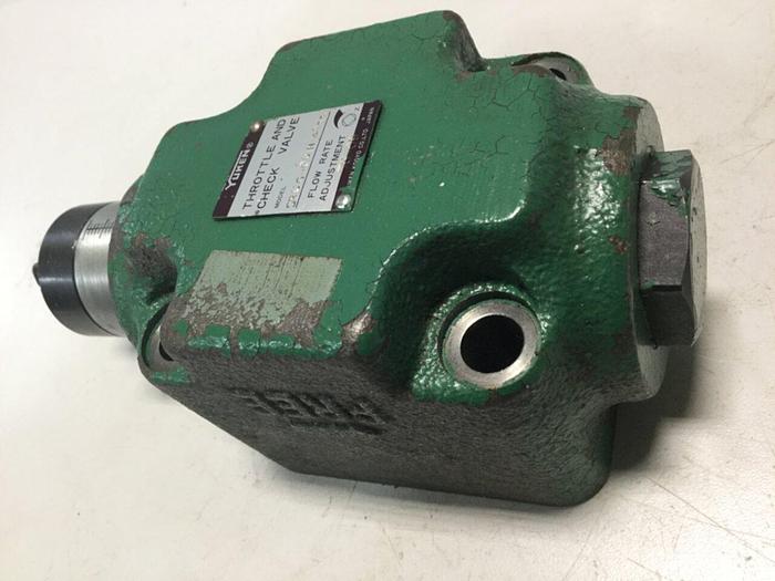 Used YUKEN Throttle and Check Valve SRCG-06H-4111 #102645