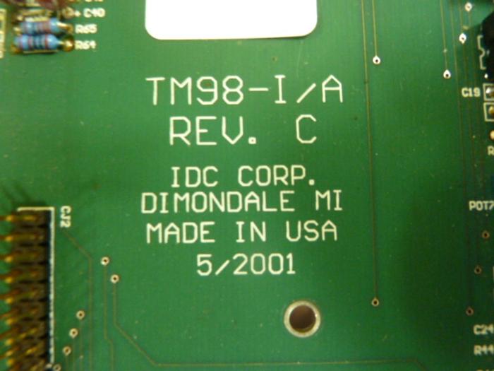 Used IDC CORP Circuit Board TM98-I/A #43670