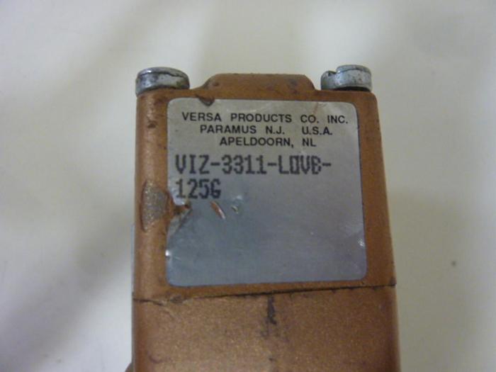 Used VERSA Lock Out Valve VIZ-3311-LOVB-125G #52587