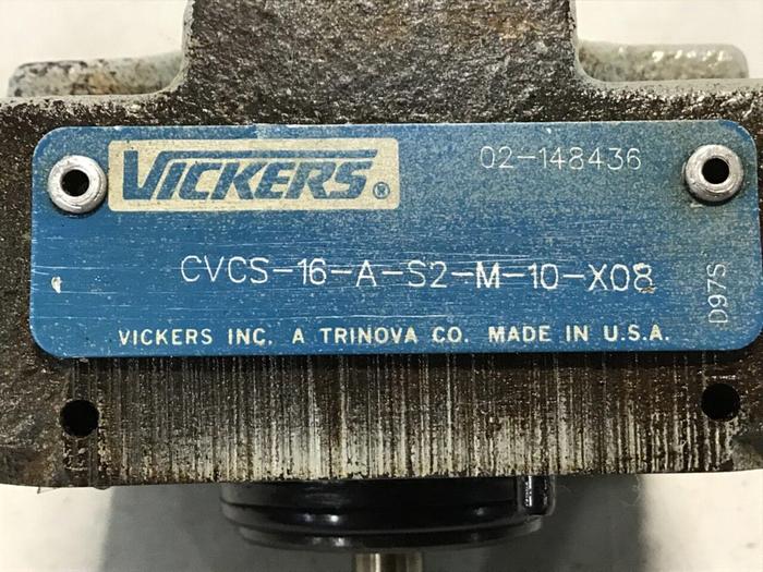 Used VICKERS Valve CVCS16AS2M10X08 #136533