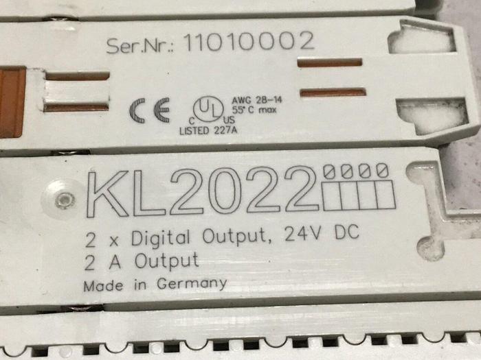 Used BECKHOFF Digital Output Module KL2022 #125218