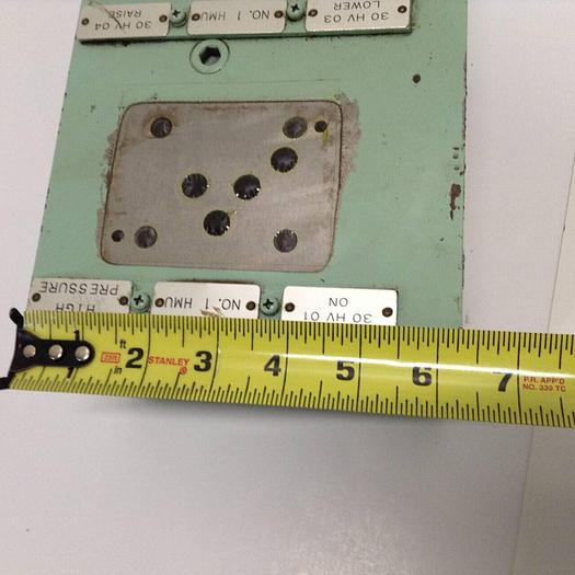 Used PARKER 6 Zone Hydraulic Manifold MANIFOLD712 #87712