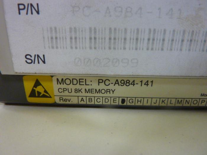 Used AEG CPU Module PC-A984-141 #47785