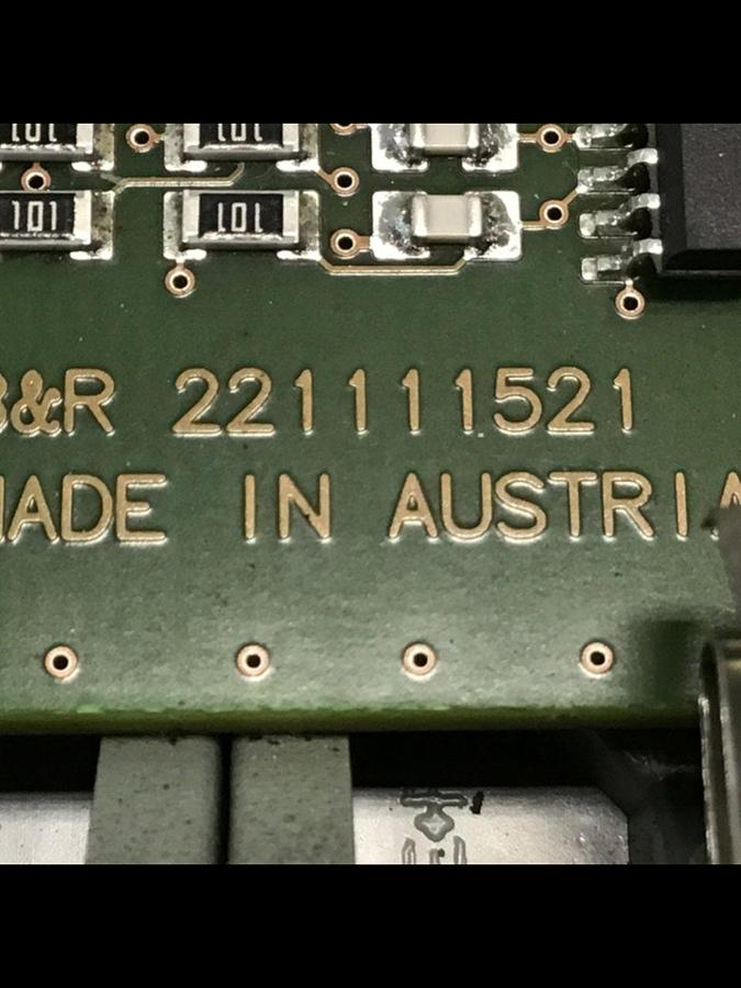 Used B&R Circuit Board 22111151/5 221111521 #137191