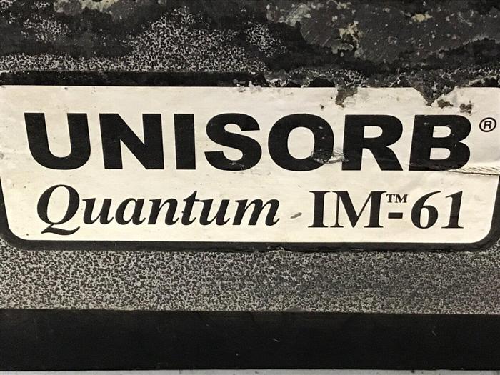 Used UNISORB Leveling Mount Pad 7 x 4 QUANTUM IM-61 #122703