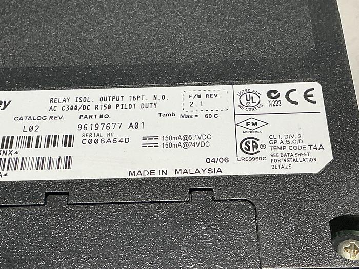 Used ALLEN BRADLEY 1756-OW16I/A