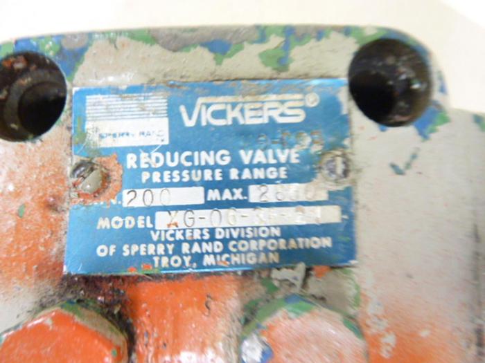 Used VICKERS Reducing Valve XG063F21 #44569