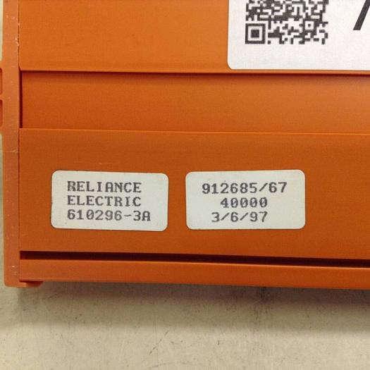 Used RELIANCE ELECTRIC Terminal Board 610296-3A #70600