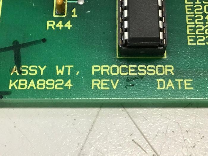 Used FOREMOST MACHINE Wt Processor Circuit Board KBA8924 #126242
