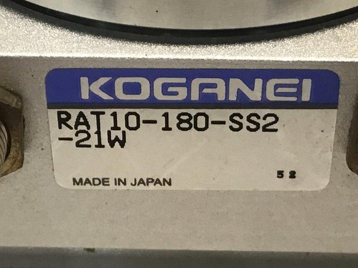 Used KOGANEI Rotary Actuator RAT10-180-SS2-21W #108006