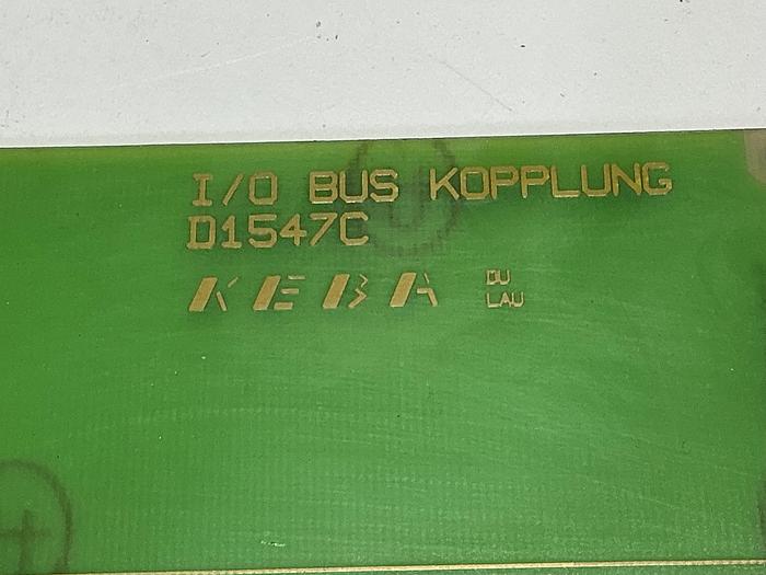 Used KEBA I/O BUS KOPPLUNG D1547C