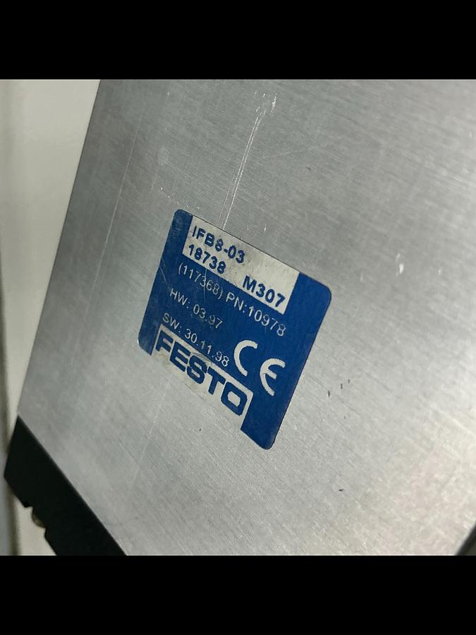 Used FESTO Control Block w/ Valves IFB8-03 #52683