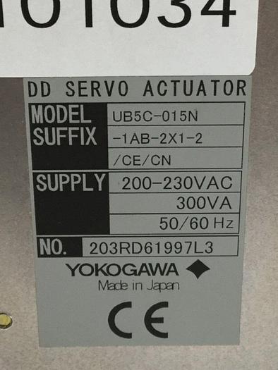 Used YOKOGAWA Servo Acutaor UB5C-015N-1AB-2X1-2-CE/CN #101038