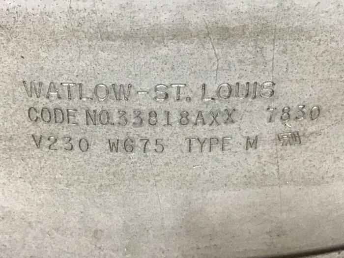 Used WATLOW 675 Watt Heater Band 33818AXX 7830 #125879