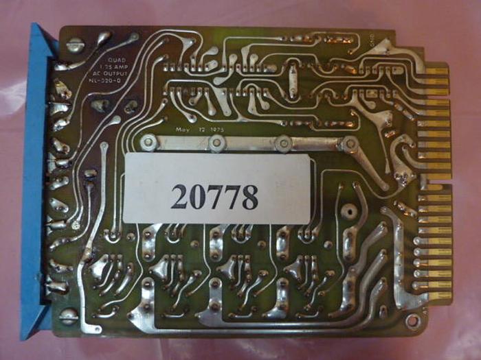 Used NUMA LOGIC Output Module Board NL-320L #20778