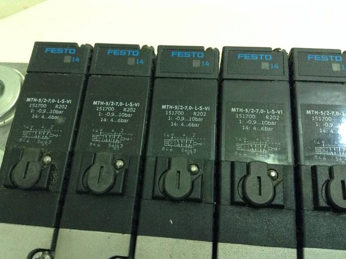 Used FESTO Control Block w/ Valves IFB8-03 #70461