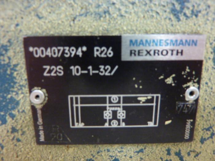 Used MANNESMANN REXROTH Check Valve Z2S10132 #58935