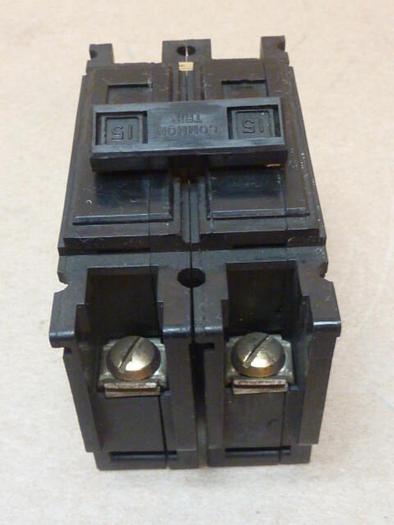 Used WESTINGHOUSE 15 Amp Circuit Breaker QC215 #31343