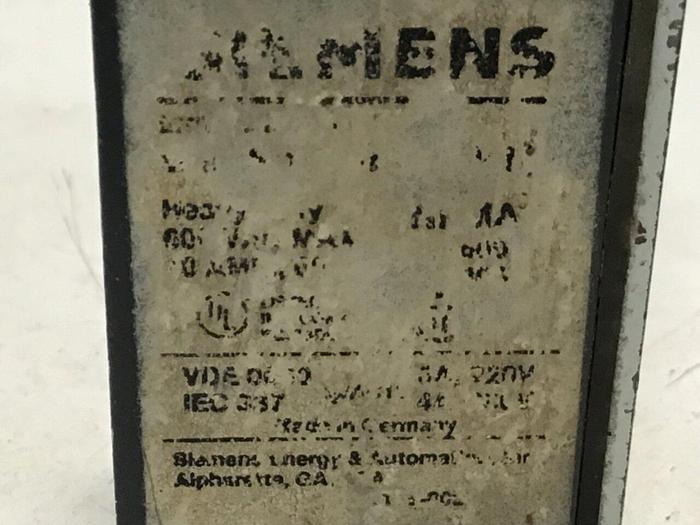 Used SIEMENS Limit Switch 3SE3170-1 #121578