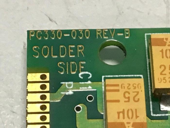 Used VAN DORN Analog Circuit Board 330025 PC330-025 Used