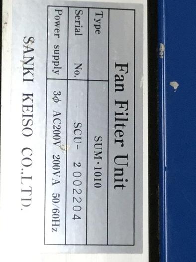 Used SANKI CO Fan Filter Unit SUM1010 #105800