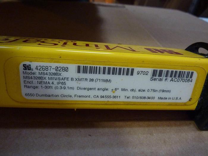 Used STI Light Curtain Transmitter MS4328BX Used