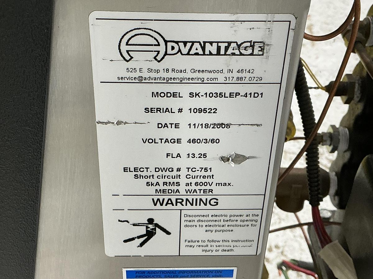 Used 2008 Advantage SK-1035LEP-41D1 Thermolator