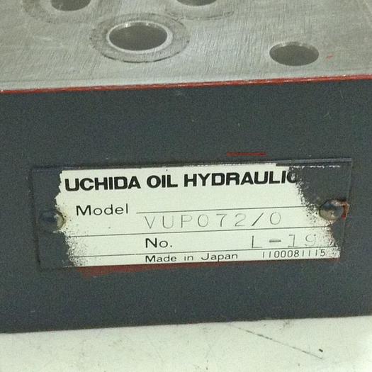 Used UCHIDA Directional Valve VUP072/0 #82389