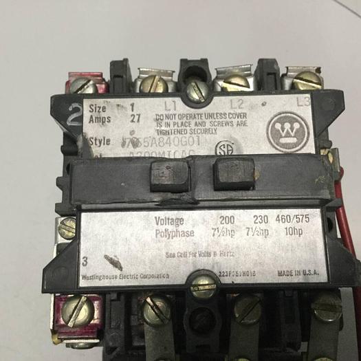Used WESTINGHOUSE Contactor A200MICAC #97207
