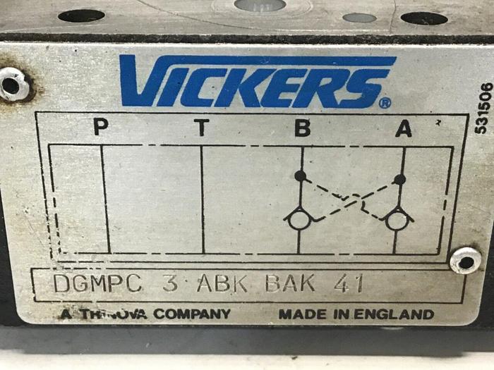 Used VICKERS Valve DGMPC 3 ABK 41 #132114