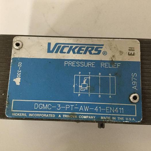 Used VICKERS Pressure Relief Valve DGMC-3-PT-AW-41-EN411 #91491