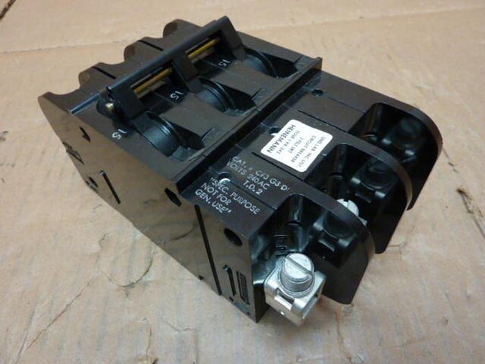 Used HEINEMANN 15 Amp Circuit Breaker CF3 G3-D #28442