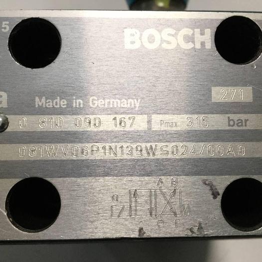 Used BOSCH Valve 0 810 090 167 #92280