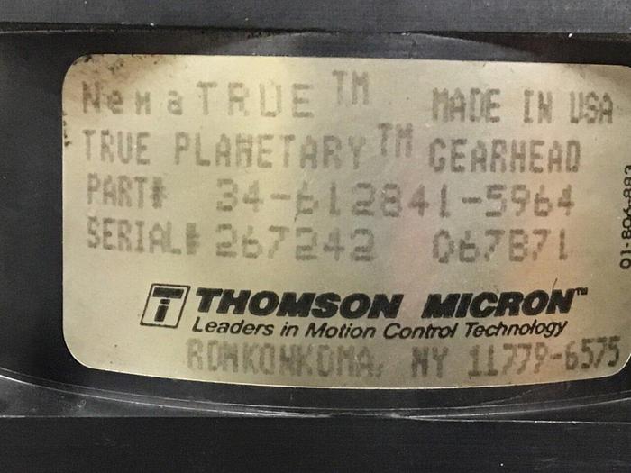 Used CUSTOM SERVO Servo Motor MPM892FRME-1018 Used