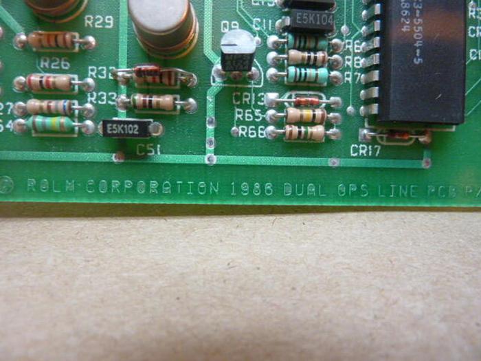 ROLM Dual OPS Card 59033A #33206