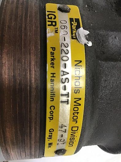 Used PARKER Die Height Adjustment Hydraulic Motor 060-220-AS-TT 47-91 #122418