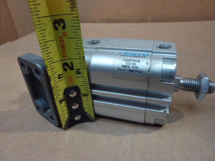 Used FESTO Pneumatic Compact Cylinder ADVU-32-20-A-PA #32310