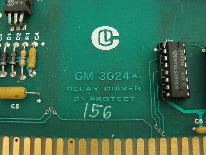 Used GENERAL MOTORS Circuit Board GM 3024 A #12351
