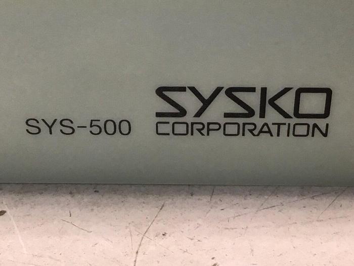 Used SYSCO Control Panel SYS-500 #125366
