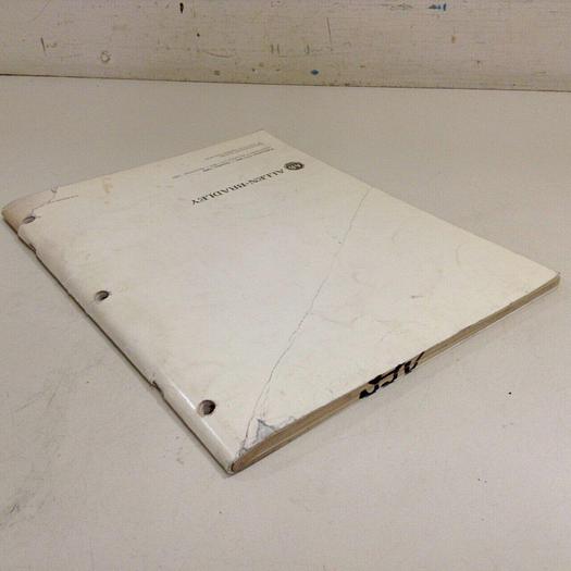 Used ALLEN BRADLEY User's Manual 1771-803 #70944