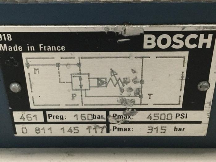 Used BOSCH Pressure Relief Valve 0 811 145 117 Used